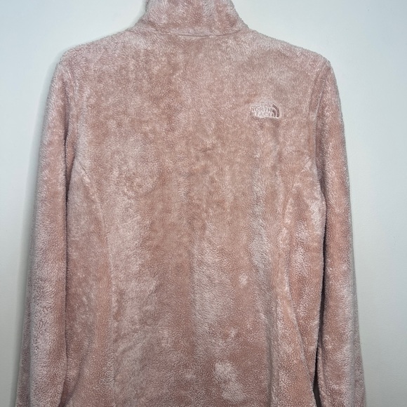 The North Face Fleece Jacket Womens size M Pink Full Zip Sherpa Pockets - Picture 3 of 8